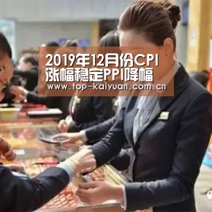 2019年12月份CPI涨幅稳定PPI降幅收窄“开云体育官网”(图2) 开云体育官网